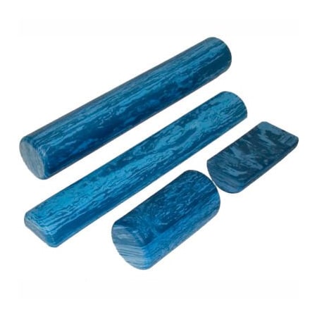 Fabrication Enterprises CanDo Heavy Duty EVA Foam Roller, Half-Round, 6" Dia. x 12"L 30-2211